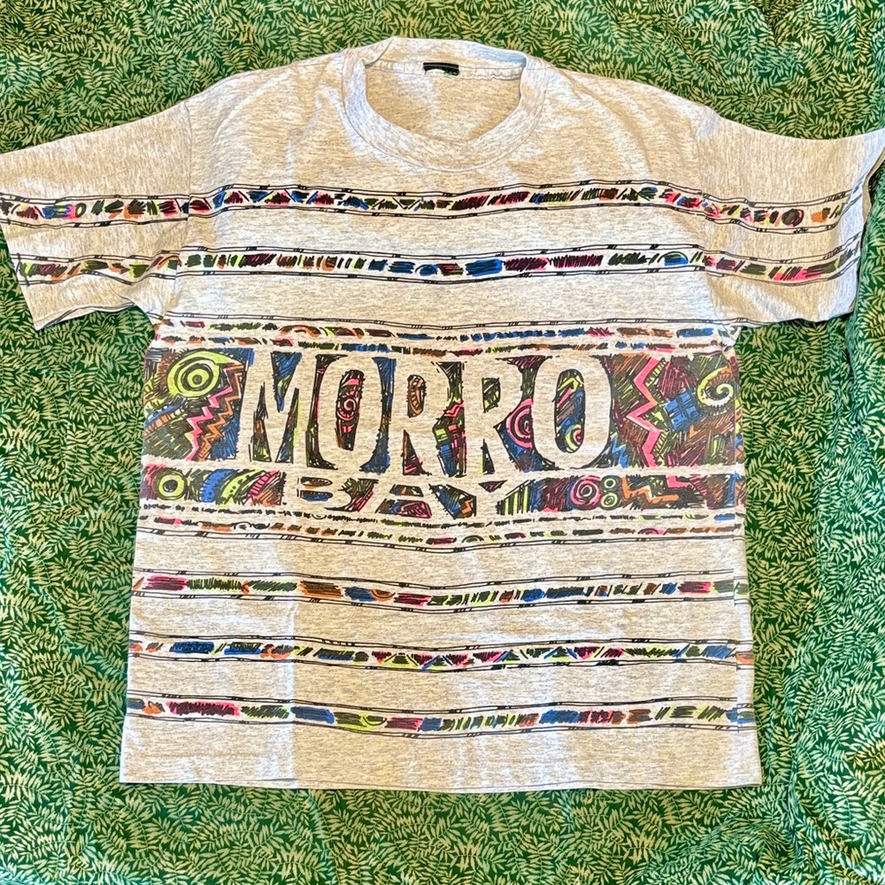 Vintage 80’s Morro Bay All over print.
